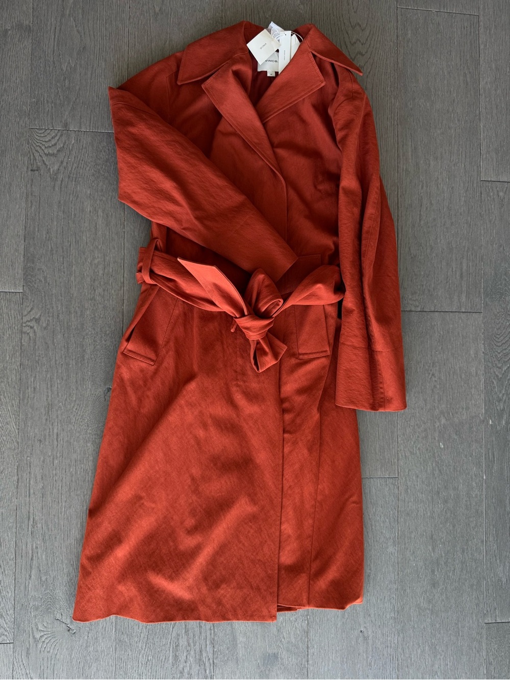 Vince belted trench coat